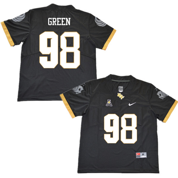 Men #98 Kam'ron Green UCF Knights College Football Jerseys Sale-Black - Click Image to Close